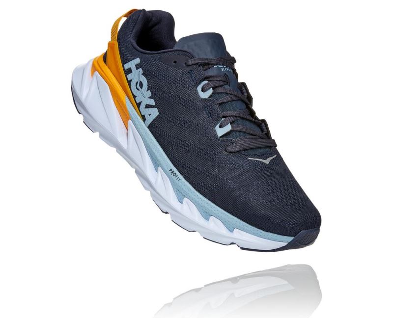 Hoka One One Elevon 2 - Tenis Corrida Estrada Homem Azuis | PT-eEGmsuX